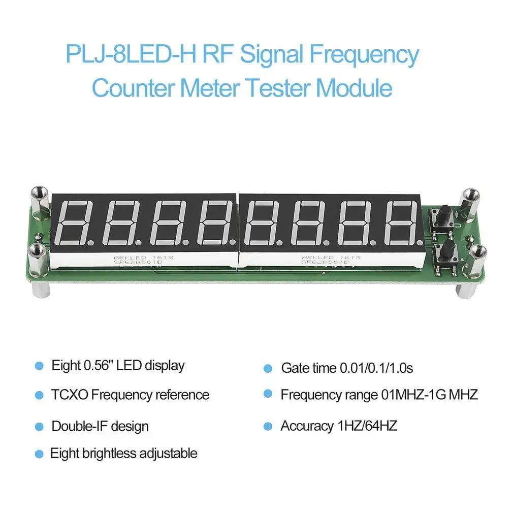 PLJ-8LED-H RF Signal Frequency Counter Meter Tester Module LED/Screen LN | Инструменты