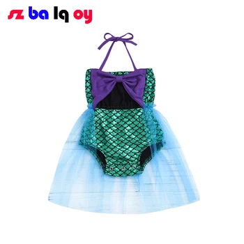 The Girl 2020 new children's swimwear Infant girl 0-2 years old Mermaid sling Bow Gauze one-piece swimsuit for baby girl
The Girl 2020 new children's swimwear Infant girl 0-2 years old Mermaid sling Bow Gauze one-piece swimsuit for baby girl