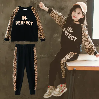Spring Autumn 2019 New Pattern Fashionable Sweater 2PCS Girl Internet Celebrity Leopard Print Suit Children Western Style
Spring Autumn 2019 New Pattern Fashionable Sweater 2PCS Girl Internet Celebrity Leopard Print Suit Children Western Style