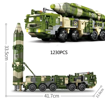 modern military China DF-21D Missile vehicle building block with light ww2 army figures brick model toy collection for gifts
modern military China DF-21D Missile vehicle building block with light ww2 army figures brick model toy collection for gifts