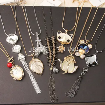 20 Pcs/lot fashion women luxury simple style winter long alloy Sweater necklace lot jewelry wholesale 200801-95
20 Pcs/lot fashion women luxury simple style winter long alloy Sweater necklace lot jewelry wholesale 200801-95