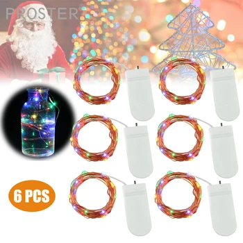 Proster 6 pcs for 2M Battery Powered Copper Wire String Fairy Party Lights Colorful Room Decor Decorative lights
Proster 6 pcs for 2M Battery Powered Copper Wire String Fairy Party Lights Colorful Room Decor Decorative lights