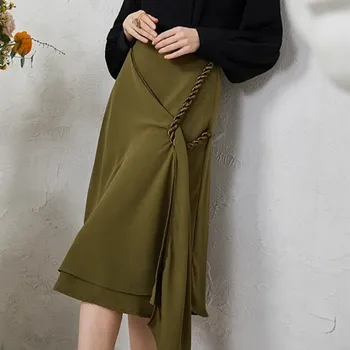 Women's Irregular Hem High Waist Midi Skirt Solid Color Spring Summer New Skirts
Women's Irregular Hem High Waist Midi Skirt Solid Color Spring Summer New Skirts