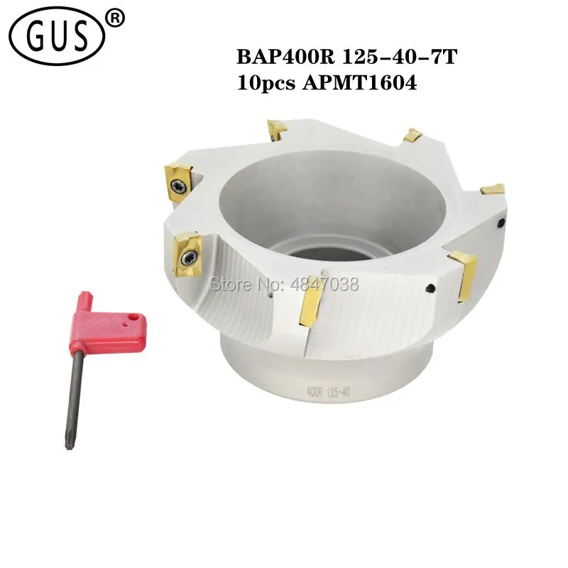 1 BAP400R 125-40-7T Face Milling Cutter Head, Suitable For APMT1604PDER Carbide Insert Face Milling Cutter, Suitable For NC/CNC
1 BAP400R 125-40-7T Face Milling Cutter Head, Suitable For APMT1604PDER Carbide Insert Face Milling Cutter, Suitable For NC/CNC