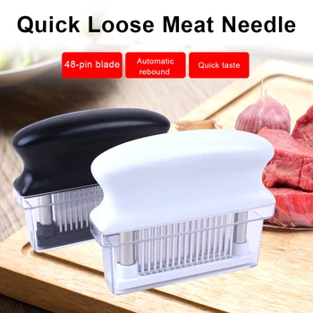 Cooking Baking Accessories Needle Meat Scarifier Cooking Tools Tender Meat Hammer Kitchen Tool Stainless Steel Meat Tenderizer
Cooking Baking Accessories Needle Meat Scarifier Cooking Tools Tender Meat Hammer Kitchen Tool Stainless Steel Meat Tenderizer