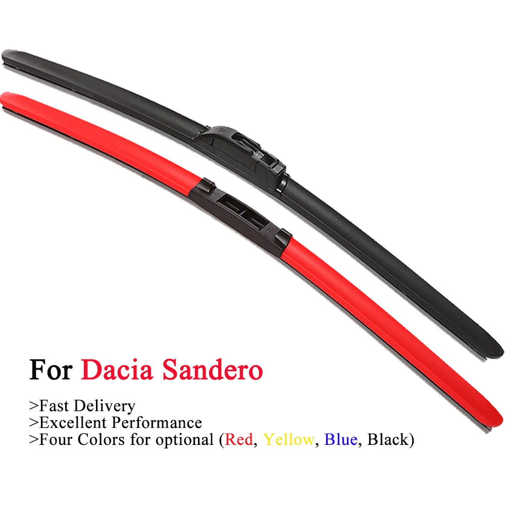 HESITE Colorful Hybrid Wiper Blades For Dacia Sandero Stepway 1 2 Trunk Accessories Car Front Windshield Wipers 22" 20" 19" Blue
HESITE Colorful Hybrid Wiper Blades For Dacia Sandero Stepway 1 2 Trunk Accessories Car Front Windshield Wipers 22" 20" 19" Blue
