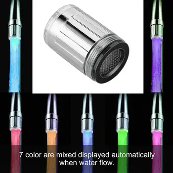 1-pack color LED faucet mouth faucet Tap 7 colors changing / water stream tap suitable for kitchen and bathroms
1-pack color LED faucet mouth faucet Tap 7 colors changing / water stream tap suitable for kitchen and bathroms