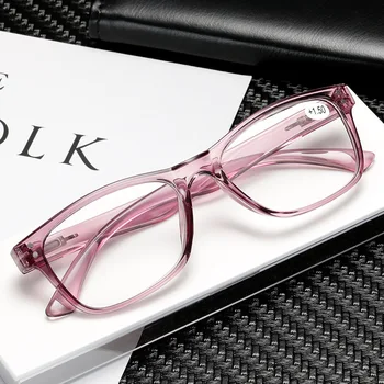 Square Reading Glasses Men Women Vintage Ultralight Resin Lens Presbyopia Eyeglasses Female Clear Rectangle Hyperopia +1.0 +4.0
Square Reading Glasses Men Women Vintage Ultralight Resin Lens Presbyopia Eyeglasses Female Clear Rectangle Hyperopia +1.0 +4.0