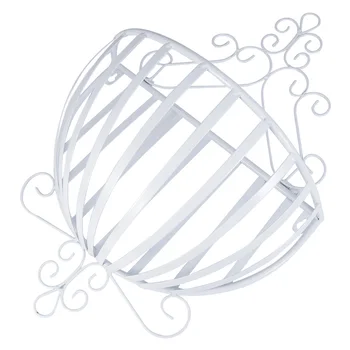 European Style Iron Planter Wall Mounted Flowerpot Rack Semicircular Plant Pot Holder (White)
European Style Iron Planter Wall Mounted Flowerpot Rack Semicircular Plant Pot Holder (White)
