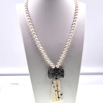 2019 Winter Natural Freshwater Pearl Rhinestone Beads Long Necklace For Women
2019 Winter Natural Freshwater Pearl Rhinestone Beads Long Necklace For Women