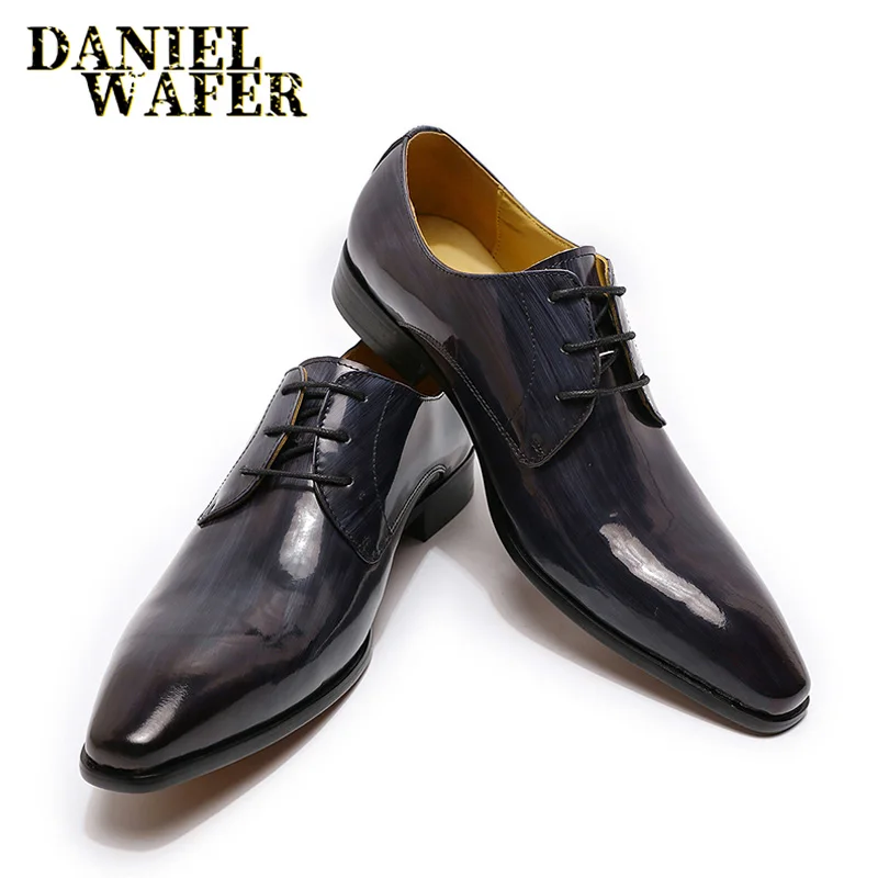 SHOES MEN GENUINE LEATHER SHOES OFFICE WEDDING FORMAL DRESS SHOE HAND-POLISHED LACE UP POINTED TOE OXFORD MAN SHOES
SHOES MEN GENUINE LEATHER SHOES OFFICE WEDDING FORMAL DRESS SHOE HAND-POLISHED LACE UP POINTED TOE OXFORD MAN SHOES