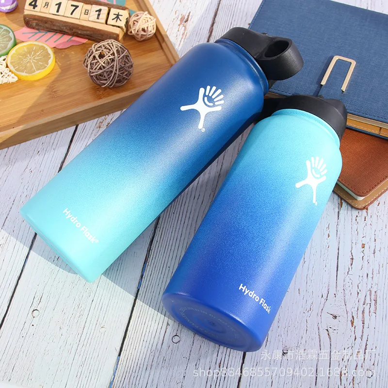 Multi Capacity Travel Flasks Hydor Flask Thermosflask Termo Bottle Straw Lid Fade Color Design Coffee Water Cup
Multi Capacity Travel Flasks Hydor Flask Thermosflask Termo Bottle Straw Lid Fade Color Design Coffee Water Cup