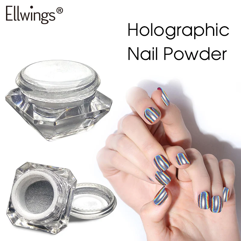 Ellwings 3D Rainbow Pigment Chrome Nail Powder Nail Gel Lacquer Nail Glitter Hologram Holographic Powder Silver Decorations
Ellwings 3D Rainbow Pigment Chrome Nail Powder Nail Gel Lacquer Nail Glitter Hologram Holographic Powder Silver Decorations