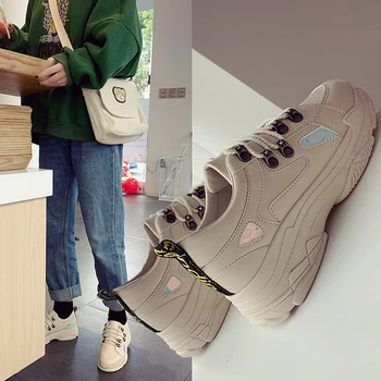 Women Sneakers Breathable Running Shoes Girls Women Outdoor Gym Sports Shoes Female Lace-up Casual Shoes Platform Shoes 35-40
Women Sneakers Breathable Running Shoes Girls Women Outdoor Gym Sports Shoes Female Lace-up Casual Shoes Platform Shoes 35-40