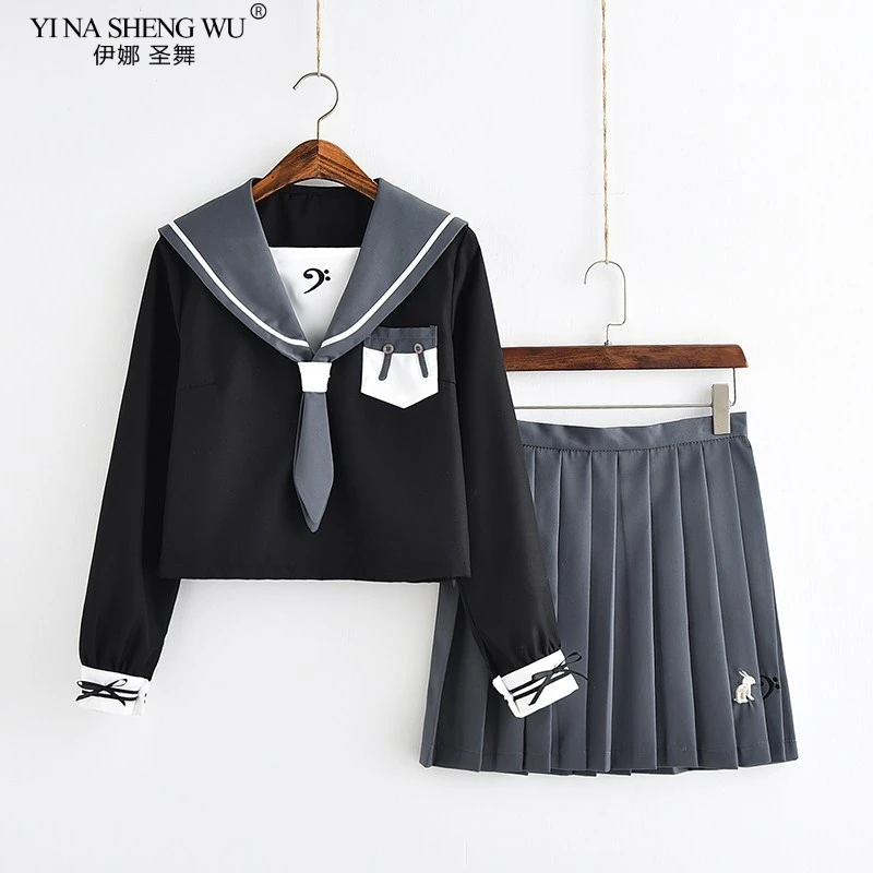 Japanese Korean Version JK Suit Woman School Uniform High School Sailor Navy Cosplay Costumes Student Girls Pleated Skirt Sets
Japanese Korean Version JK Suit Woman School Uniform High School Sailor Navy Cosplay Costumes Student Girls Pleated Skirt Sets