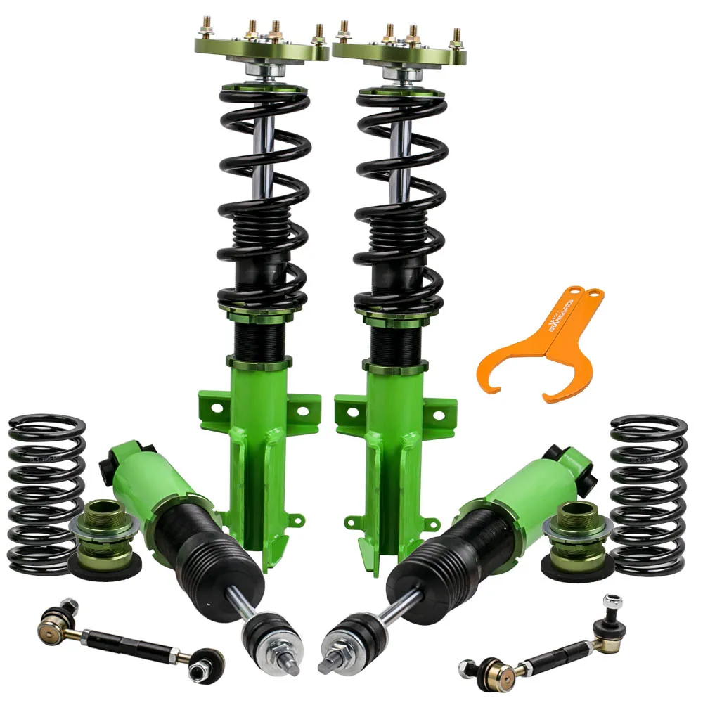 Coilovers Suspension Kits for Ford Mustang 4th 05 06 07 -14 Adj. Height Mounts Coilover Shocks Absorber Suspensions
Coilovers Suspension Kits for Ford Mustang 4th 05 06 07 -14 Adj. Height Mounts Coilover Shocks Absorber Suspensions