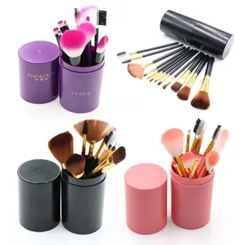 New 12 Makeup Brushes Tool Set Function Face Makeup Brush Liquid Contour Powder Make Up Slant Brush Cosmetics Beauty Tools TSLM1
New 12 Makeup Brushes Tool Set Function Face Makeup Brush Liquid Contour Powder Make Up Slant Brush Cosmetics Beauty Tools TSLM1