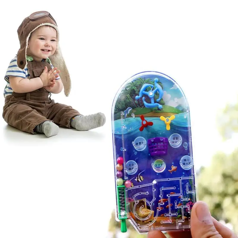 Cartoon Pinball Desktop Maze Game Mini Machine Child Kids Gift Peer Interaction Labyrinth Beads Ejection Puzzle Toy Random Color 
Cartoon Pinball Desktop Maze Game Mini Machine Child Kids Gift Peer Interaction Labyrinth Beads Ejection Puzzle Toy Random Color