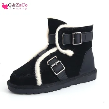 wool Snow Boots shoes woman sheep fur genuine sued Women's Winter Shoes Flat Buckle Sheep Wool Boots 
wool Snow Boots shoes woman sheep fur genuine sued Women's Winter Shoes Flat Buckle Sheep Wool Boots