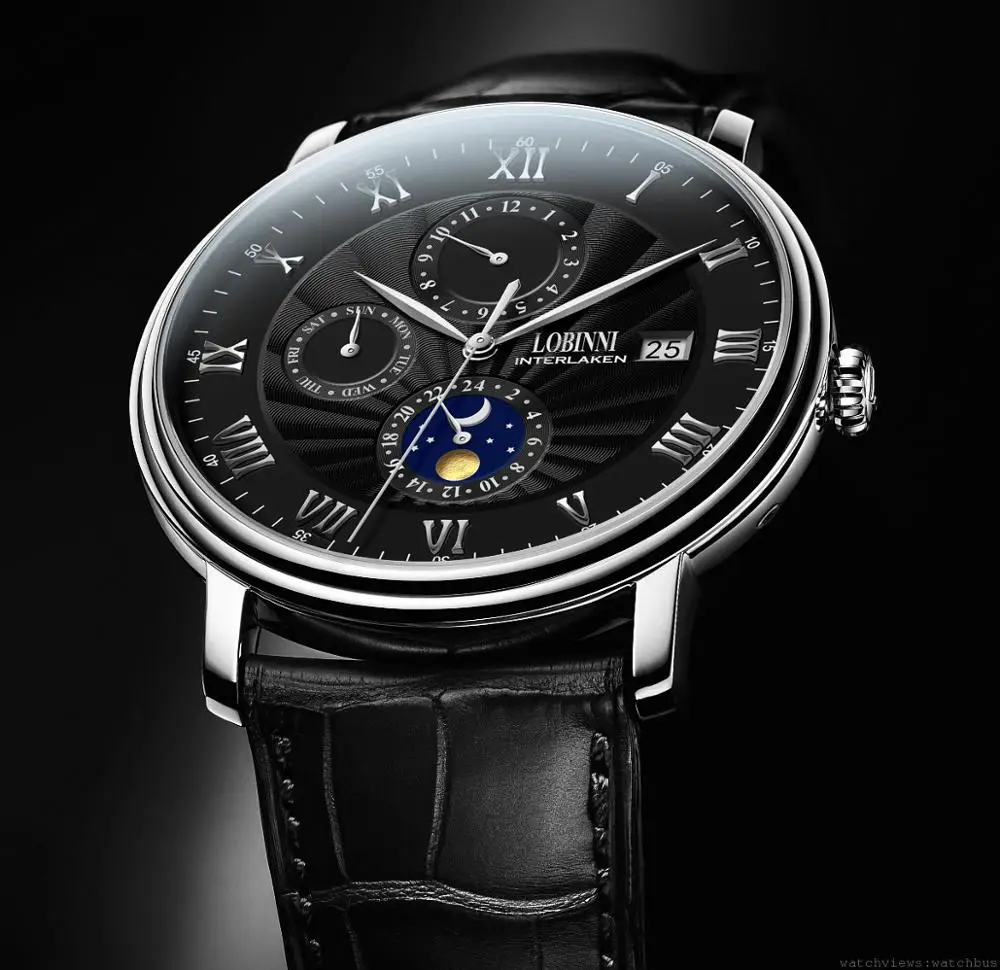 Switzerland LOBINNI Men Watches Luxury Brand wrist watch Seagull Watch Men Auto Mechanical Sapphire relogio masculino L1023-2
Switzerland LOBINNI Men Watches Luxury Brand wrist watch Seagull Watch Men Auto Mechanical Sapphire relogio masculino L1023-2