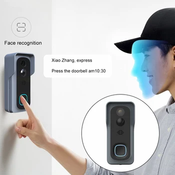Motion Detection Waterproof Easy Install Cloud Storage WiFi Video Doorbell Wireless Security Indoor Chime 2 Way Audio Anti Theft
Motion Detection Waterproof Easy Install Cloud Storage WiFi Video Doorbell Wireless Security Indoor Chime 2 Way Audio Anti Theft