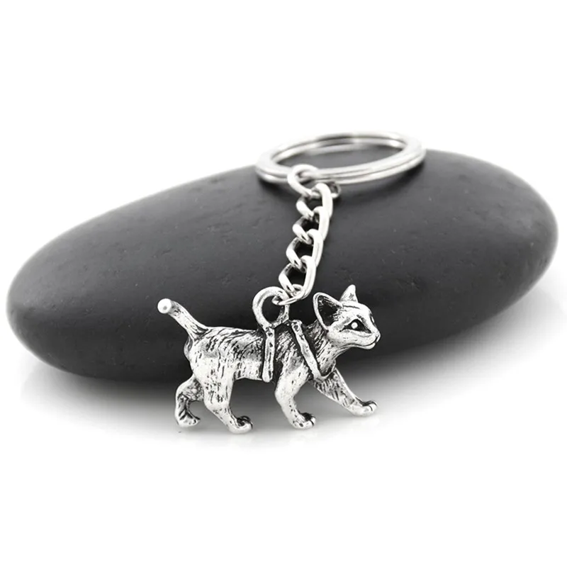 Retro Cat Keychain Vintage Silver Cute Pet Animal Key Chain Keyring Bag Charm Women Child Pet Lover Jewelry Accesorios Mujer
Retro Cat Keychain Vintage Silver Cute Pet Animal Key Chain Keyring Bag Charm Women Child Pet Lover Jewelry Accesorios Mujer