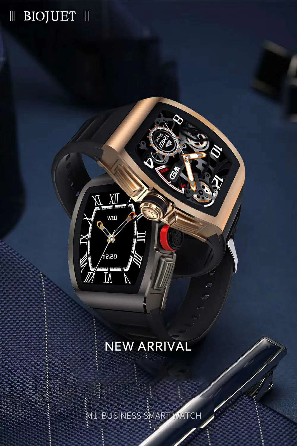 BIOJUET M1 Smart Watch sports multi-function Heart Rate Alert Monitoring Bracelet 2020 Intelligent Fitness Tracker Bracelet
BIOJUET M1 Smart Watch sports multi-function Heart Rate Alert Monitoring Bracelet 2020 Intelligent Fitness Tracker Bracelet