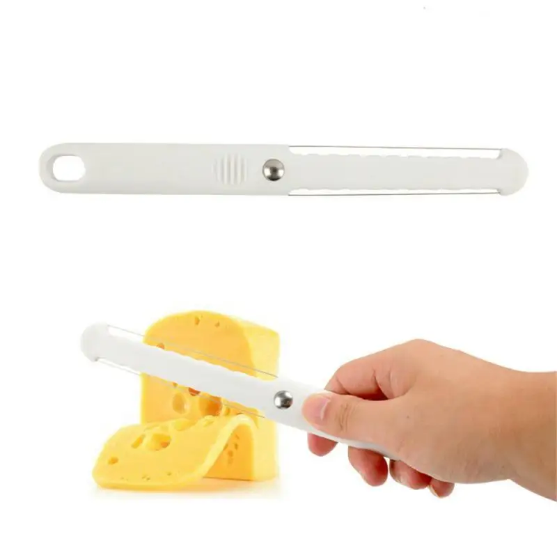 Multifunctional Cheese Butter Slicer Peeler Cutter Tool Wire Thick Hard Soft Handle Plastic Cheese Knife Cooking Baking Tools
Multifunctional Cheese Butter Slicer Peeler Cutter Tool Wire Thick Hard Soft Handle Plastic Cheese Knife Cooking Baking Tools