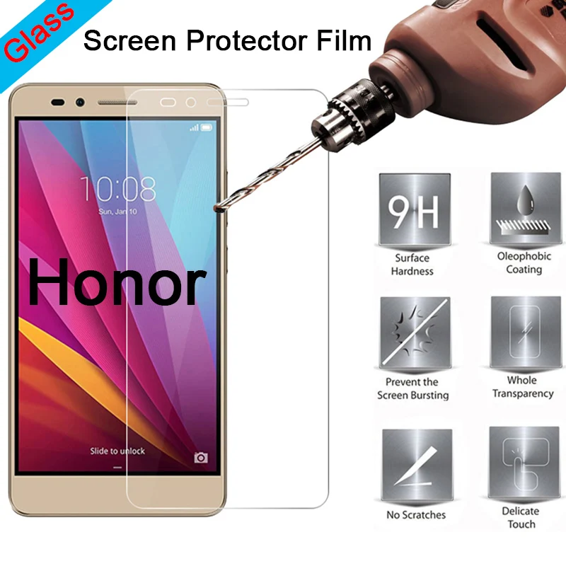 Закаленное стекло для Honor 8X 10X Lite 7X 6X Защитная пленка экрана Huawei 9X 9C 8C 6C Pro 5C