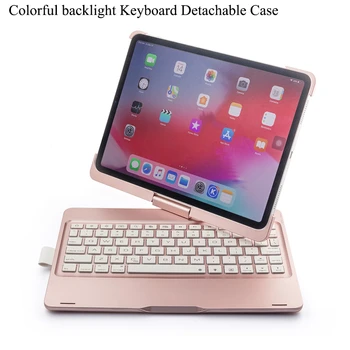 Rotate Backlight Keyboard For iPad Pro 10.5 12.9 Bluetooth Keyboard Aluminum alloy Case Cover For iPad Pro 10.2 11 9.7 Air 1 2
Rotate Backlight Keyboard For iPad Pro 10.5 12.9 Bluetooth Keyboard Aluminum alloy Case Cover For iPad Pro 10.2 11 9.7 Air 1 2