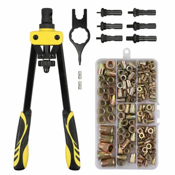 Hand Tool M3-M10 Professional Riveter Nut Riveter Tool Mandrels Rivet Repair Hand Tool Sets M3,M4,M5,M6,M8,M10
Hand Tool M3-M10 Professional Riveter Nut Riveter Tool Mandrels Rivet Repair Hand Tool Sets M3,M4,M5,M6,M8,M10
