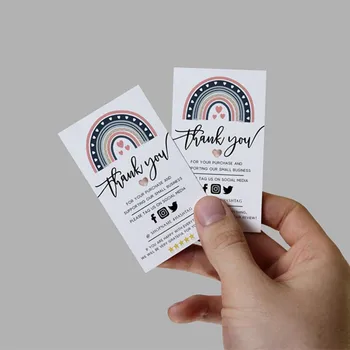 Personalize Rainbow Thank You For Your Order Insert Card, Pastel Purple Blue Pink Modern Business card ,Business Name Card
Personalize Rainbow Thank You For Your Order Insert Card, Pastel Purple Blue Pink Modern Business card ,Business Name Card