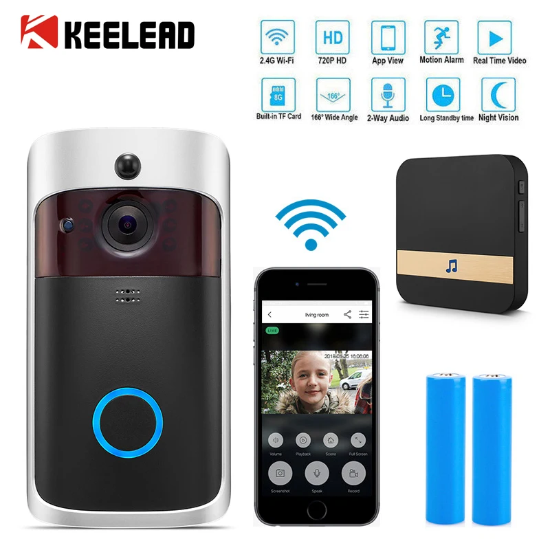 Smart IP Video Intercom WI-FI Video Door Phone Door Bell WIFI Doorbell Camera For Apartments IR Alarm Wireless Security Camera
Smart IP Video Intercom WI-FI Video Door Phone Door Bell WIFI Doorbell Camera For Apartments IR Alarm Wireless Security Camera
