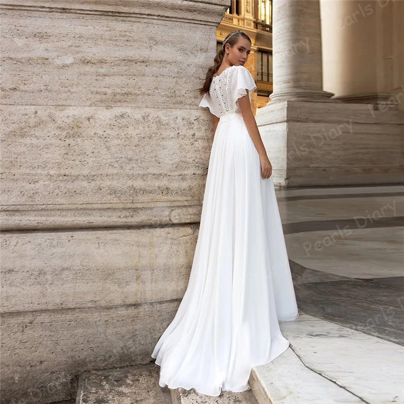 2020-Short-Sleeves-Chiffon-Wedding-Dress-Custom-Made-Scoop-Neck-Top-Lace-A-Line-Beach-Boho.jpg_Q90.jpg_.webp (1)