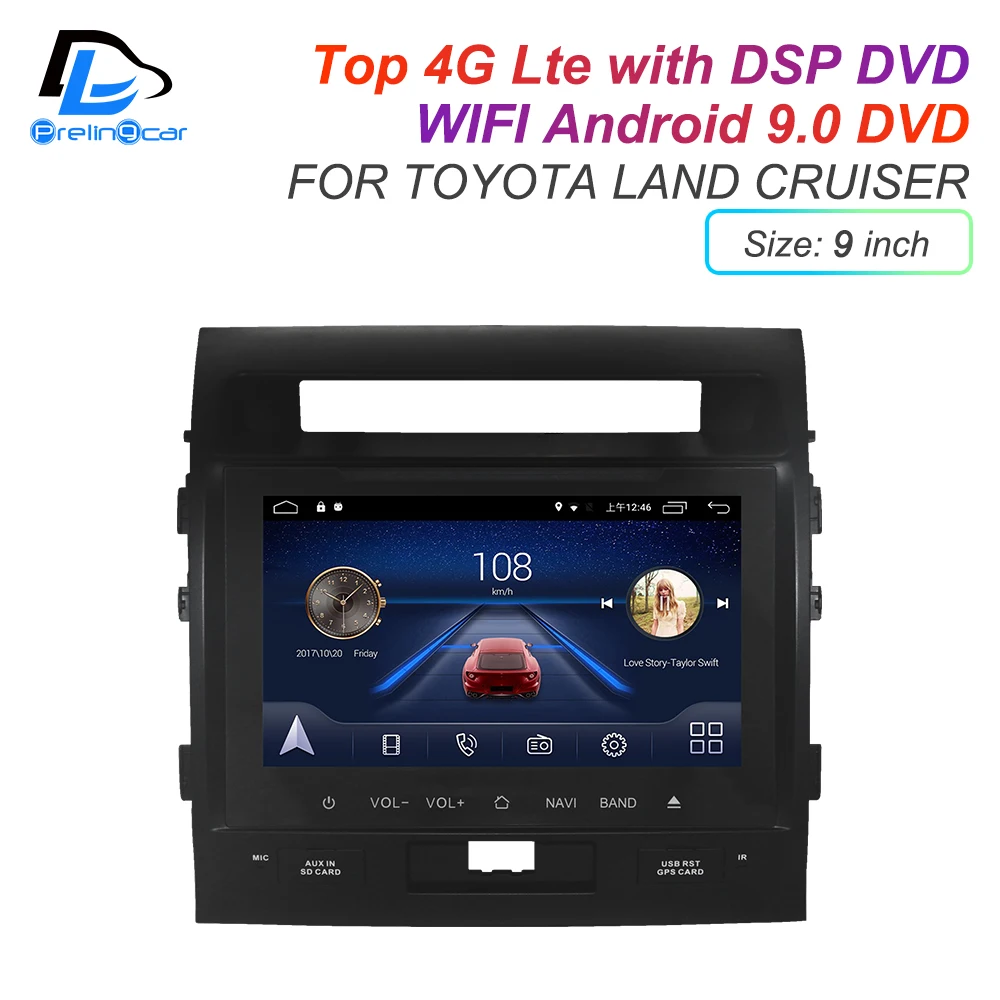 Android 9.0 DSP 4G Lte multimedia DVD player For TOYOTA Land Cruiser Levin 2014 headrest monitor radio stereo navigation system 
Android 9.0 DSP 4G Lte multimedia DVD player For TOYOTA Land Cruiser Levin 2014 headrest monitor radio stereo navigation system