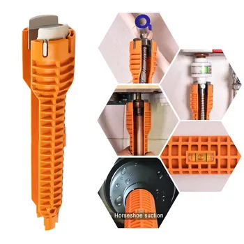 2020 New Arrival Multifunctional Faucet and Sink Installer Extra-long design lets turn tool Anti-Slip Handle Double Head Wrench
2020 New Arrival Multifunctional Faucet and Sink Installer Extra-long design lets turn tool Anti-Slip Handle Double Head Wrench