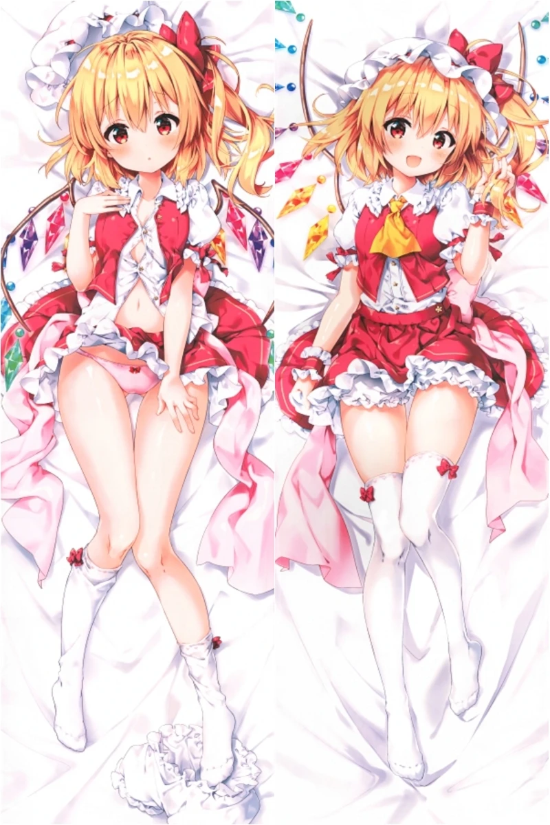 Anime Touhou Project Flandre Scarlet Cosplay Dakimakura Pillow Case Hugging Body 
Anime Touhou Project Flandre Scarlet Cosplay Dakimakura Pillow Case Hugging Body