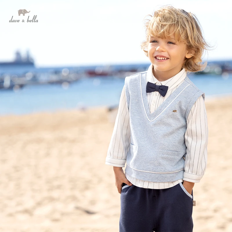 DB1220499 dave bella spring baby boys casual removable bow clothing sets kids boy fashion long sleeve sets children 2 pcs suit
DB1220499 dave bella spring baby boys casual removable bow clothing sets kids boy fashion long sleeve sets children 2 pcs suit
