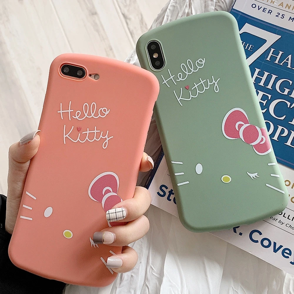 Hello Kitty Soft Case IPhone 6/6s/6p/6splus/7/8/7p/8p/X/Xs/XsMax/XR Full Protection Anti-fall Cover
Hello Kitty Soft Case IPhone 6/6s/6p/6splus/7/8/7p/8p/X/Xs/XsMax/XR Full Protection Anti-fall Cover