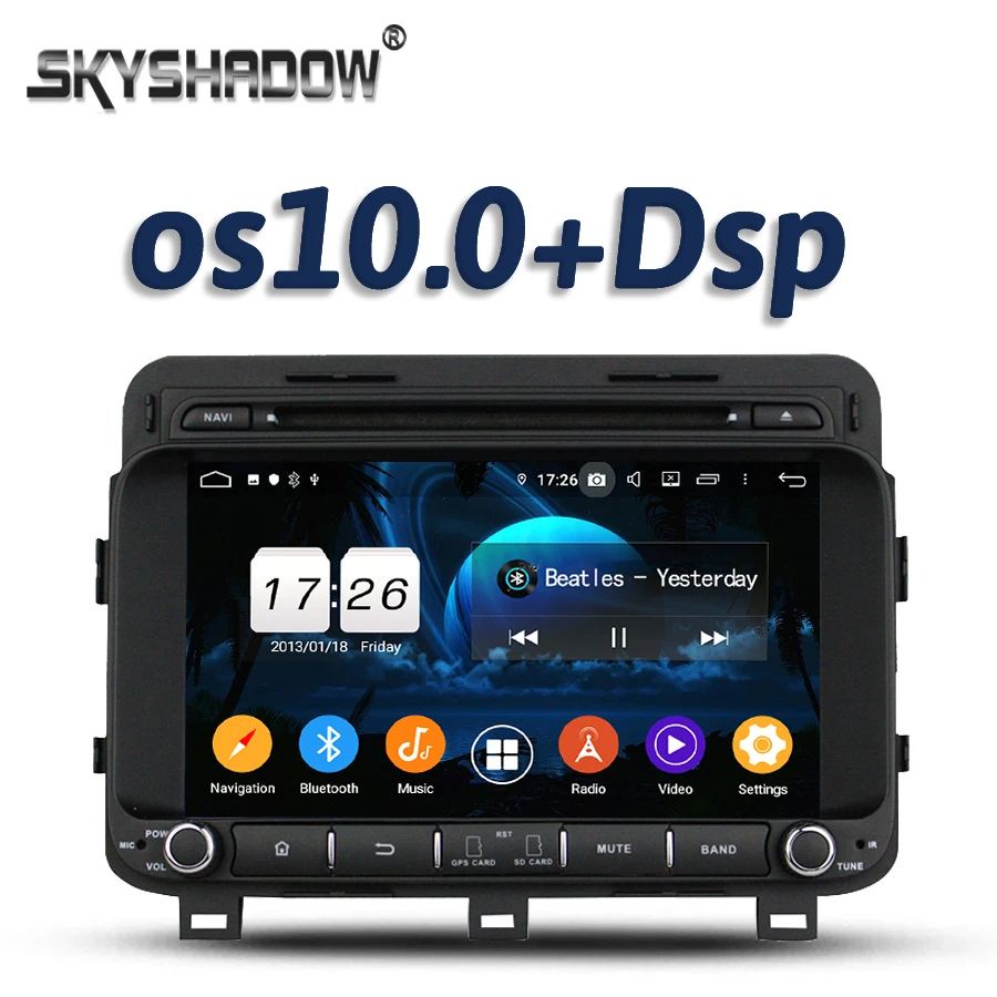 720P DSPTDA7851 Android 11 2 Гб ОЗУ 16 4 ядра Bluetooth Wifi GPS Автомобильный мультимедийный DVD-плеер