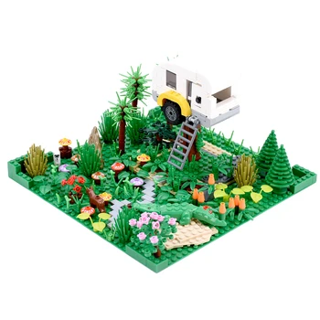 Tropical Rainforest Small Particle Assembly Tree House Hunter Reclusive Life Scene Building Blocks Kit with 1 Base Gift For 6+
Tropical Rainforest Small Particle Assembly Tree House Hunter Reclusive Life Scene Building Blocks Kit with 1 Base Gift For 6+