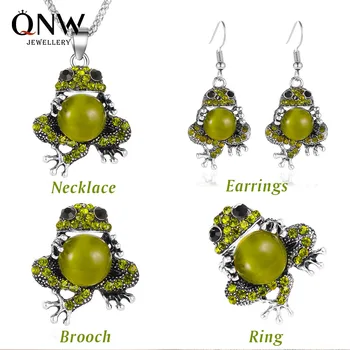 New Style Cute Adorable Pet Jewelry Opal Cute Frog Earrings Elasticity Ring Delicacy Toad Sweater Chain
New Style Cute Adorable Pet Jewelry Opal Cute Frog Earrings Elasticity Ring Delicacy Toad Sweater Chain