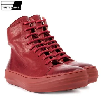 New Fashion Men Harajuku Thick Platform High Top Casual Genuine Leather Shoes Lace Up Hip Hop Shoes Male Street Dancing Footwear
New Fashion Men Harajuku Thick Platform High Top Casual Genuine Leather Shoes Lace Up Hip Hop Shoes Male Street Dancing Footwear