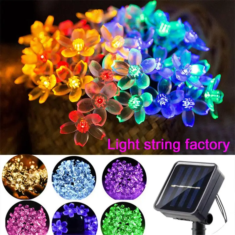 5M/7M/12M Peach Blossom Flower Solar Lamp Power LED String Fairy Lights Solar Garlands Garden Christmas Decor For Outdoor
5M/7M/12M Peach Blossom Flower Solar Lamp Power LED String Fairy Lights Solar Garlands Garden Christmas Decor For Outdoor