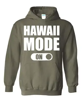 Hawaii Mode On Honolulu Maui Hawaiian Islands Unisex Hoodie Sweatshirt (SMG) Military Green
Hawaii Mode On Honolulu Maui Hawaiian Islands Unisex Hoodie Sweatshirt (SMG) Military Green
