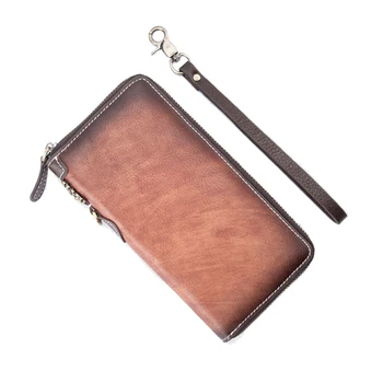 100% Genuine Leather Cowhide Vintage Hand Paint Men Women Long Leather Wallet Coin Purse Vintage Designer Male Carteira Wallets
100% Genuine Leather Cowhide Vintage Hand Paint Men Women Long Leather Wallet Coin Purse Vintage Designer Male Carteira Wallets