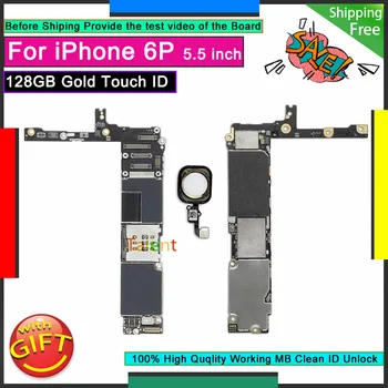 For IPhone 6P 6 Plus Motherboard 128GB Gold Touch ID Unlocked Disassembly Mainboard Good Working Logic Board Tested Functions
For IPhone 6P 6 Plus Motherboard 128GB Gold Touch ID Unlocked Disassembly Mainboard Good Working Logic Board Tested Functions