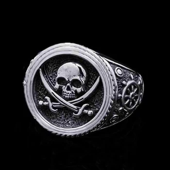 Fashion Vintage Skull Jewelry Ring Hip Hop Punk Gothic Style Heavy Metals Punk Rock Rings For Men Women Gift 
Fashion Vintage Skull Jewelry Ring Hip Hop Punk Gothic Style Heavy Metals Punk Rock Rings For Men Women Gift