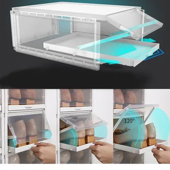 Pull drawer shoe box transparent plastic Stackable Plastic Shoe Storage Box Pull Type Transparent Cabinet Drawer Sneaker Box #45
Pull drawer shoe box transparent plastic Stackable Plastic Shoe Storage Box Pull Type Transparent Cabinet Drawer Sneaker Box #45