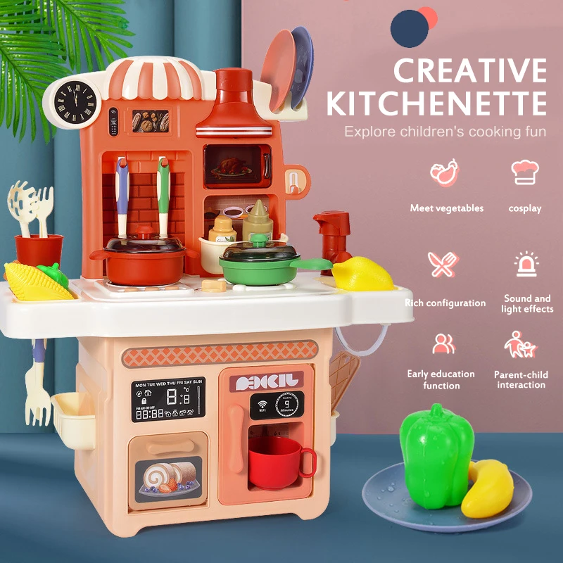 23PCS Children Play House Toy Simulation Kitchen Machine Fruit Plastic Vegetables Baby Mini Cooking Utensils Educational Toys
23PCS Children Play House Toy Simulation Kitchen Machine Fruit Plastic Vegetables Baby Mini Cooking Utensils Educational Toys